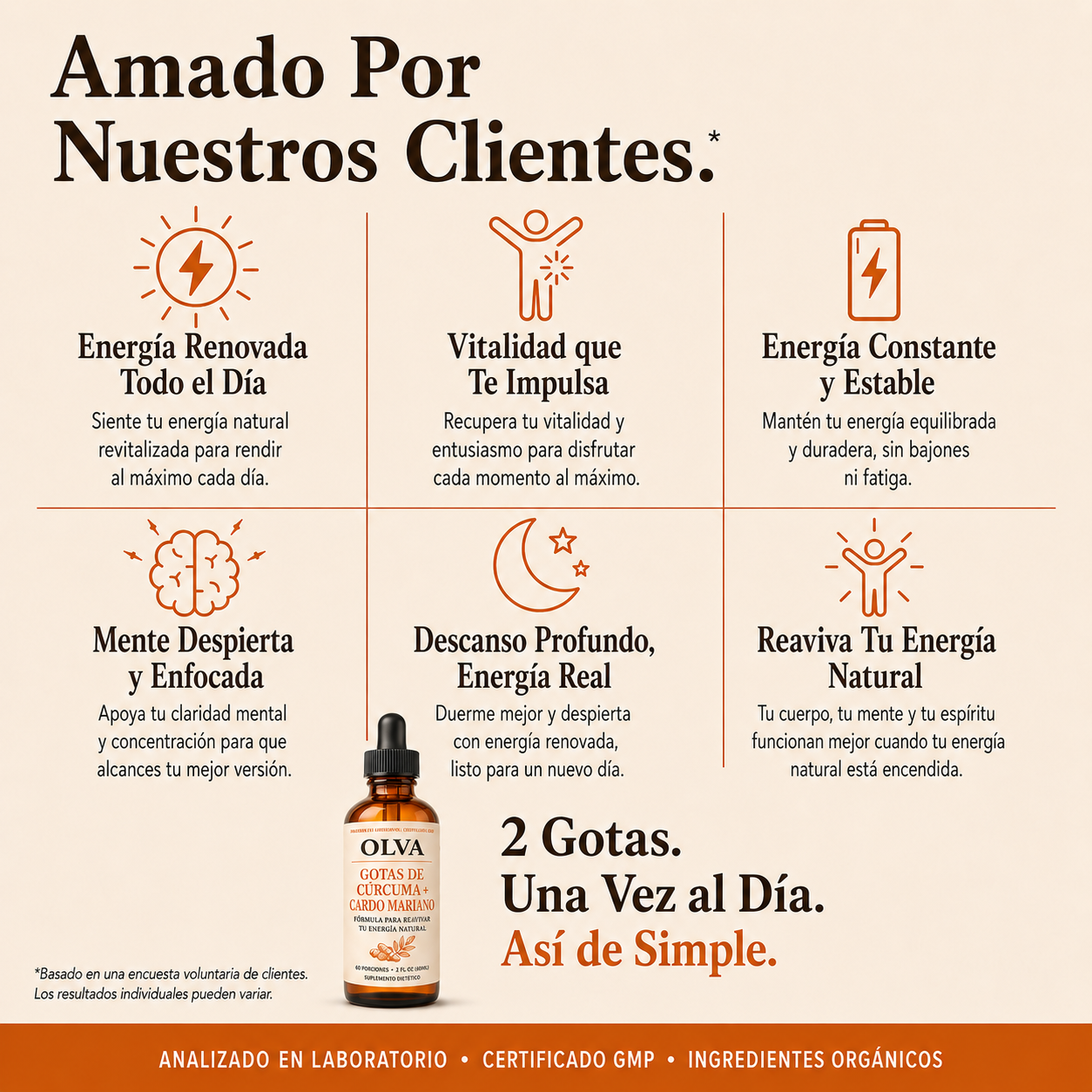 OLVA - Gotas De Curcumina Para Apoyar Tu Energia Natural