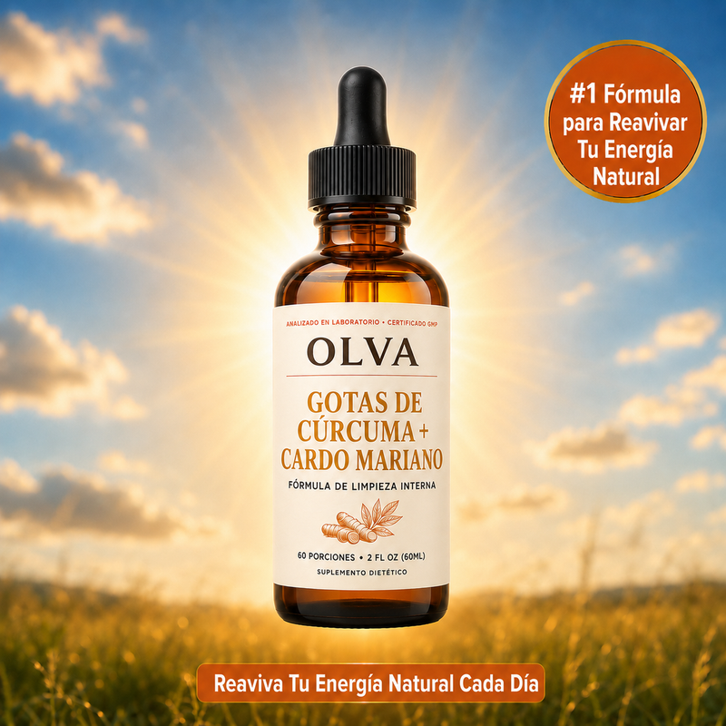 OLVA - Gotas De Curcumina Para Apoyar Tu Energia Natural