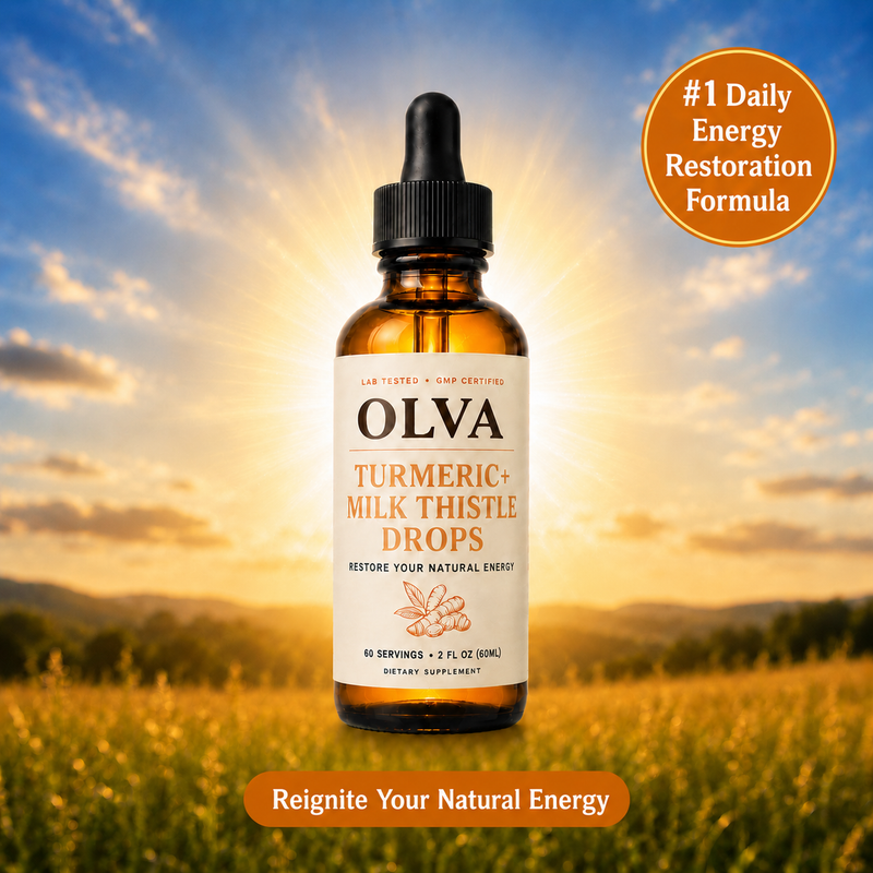 OLVA - Curcumin Drops For Natural Energy Support