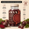 OLVA - Strawberry Flavored Beet-root Gummies