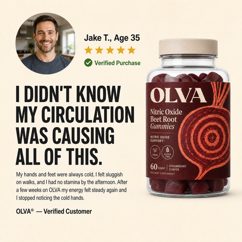 OLVA - Strawberry Flavored Beet-root Gummies