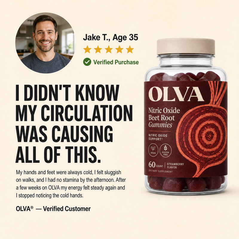 OLVA - Strawberry Flavored Beet-root Gummies