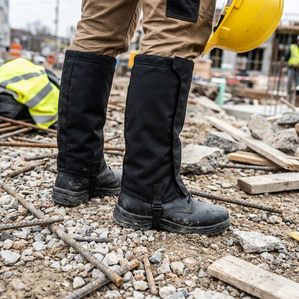 Construction worker wearing TerraGuard on job site