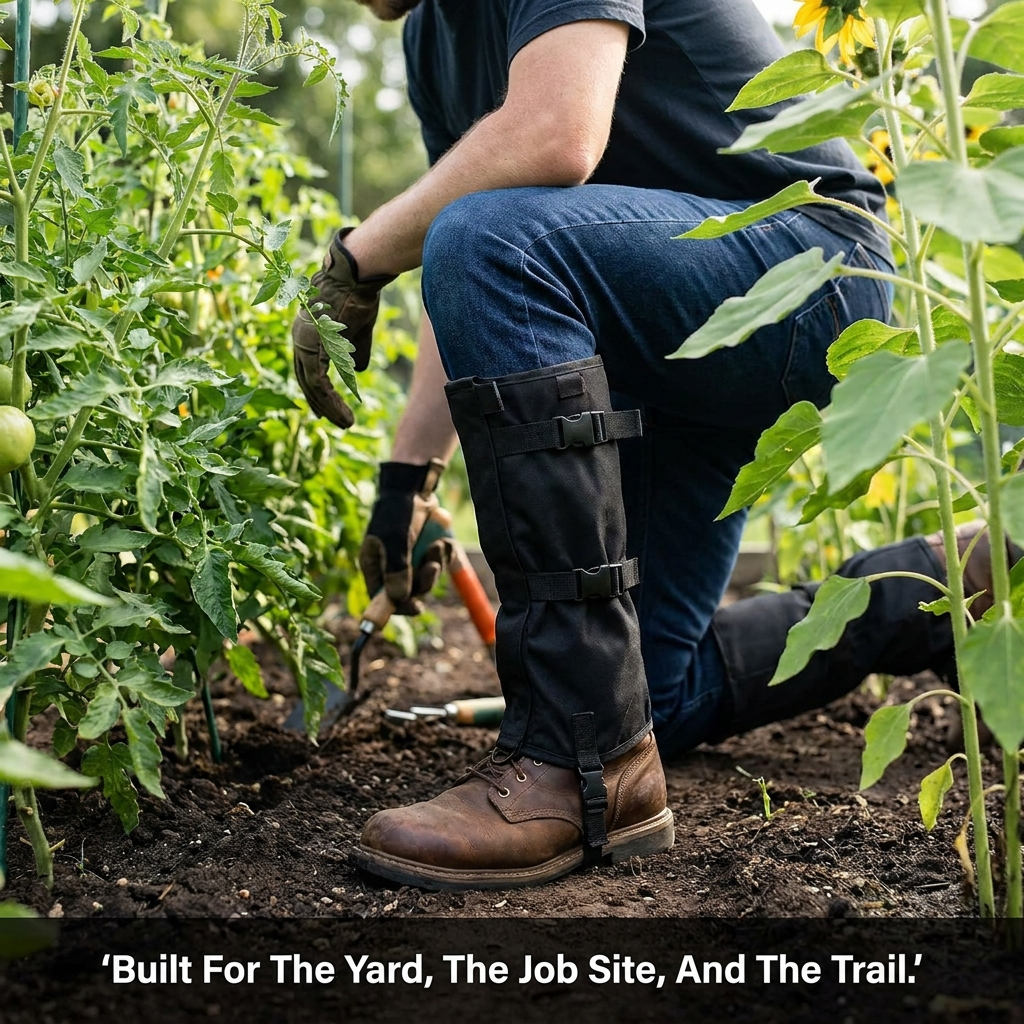 Built for the yard, the job site, and the trail — gardening in TerraGuard