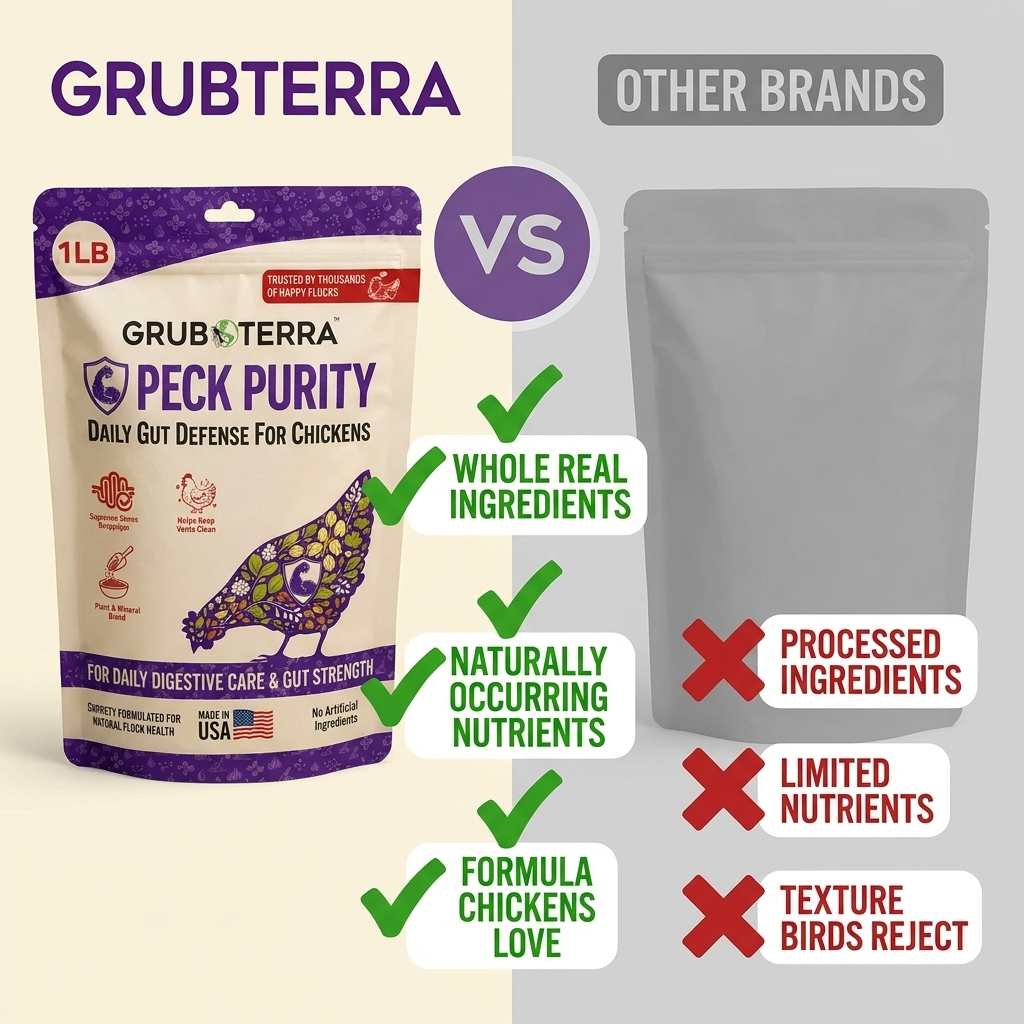 GrubTerra vs other brands comparison graphic