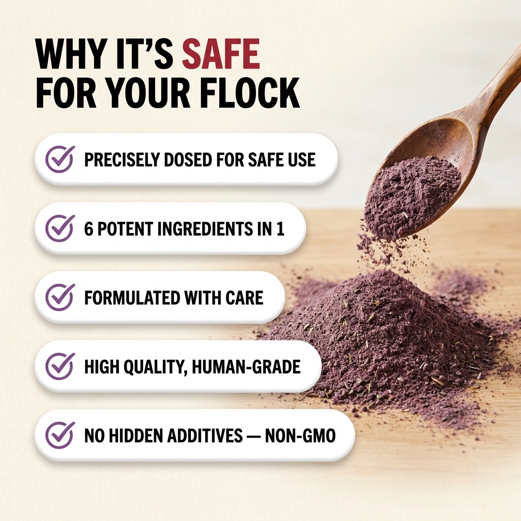 Why it's safe for your flock checklist